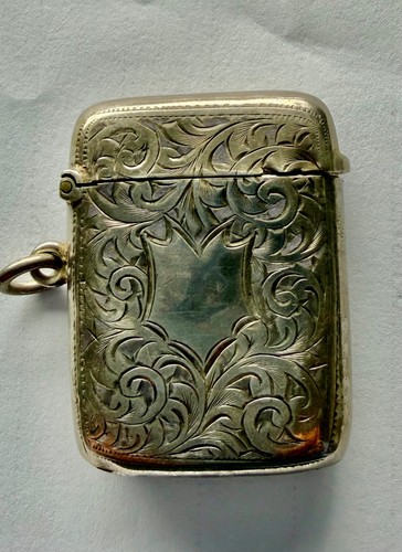 Stirling silver antique vesta - silver,