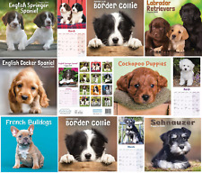 Dog Breed Puppies Calendar 2025 - Monthly Wall Calendar 18x36cm Choose Your Pet