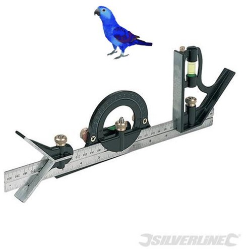 Silverline combination square - silverline,