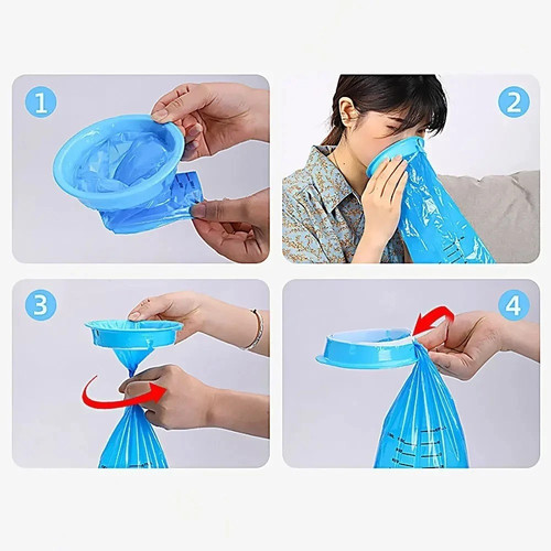 50pcs disposable sick bags - 1/50pcs,