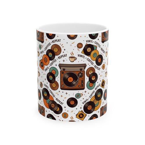 Vinyl coffee repeat - vinyl, |
