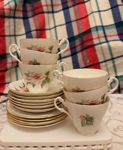 Porcelain floral tea cup - floral,
