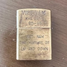 Vietnam Zippo Brass 1968 Khe