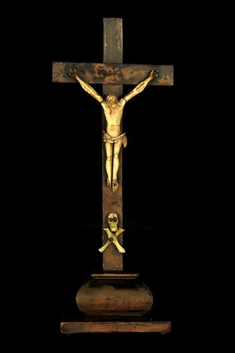 Antique christ on - in, cross