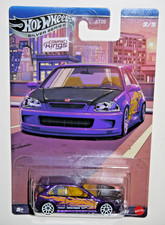 Hot Wheels Compact Kings 2025 - 2/5 - `99 HONDA CIVIC TYPE R (EK9) - PURPLE