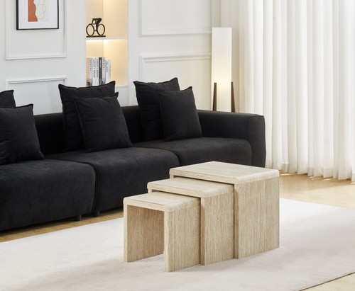 Nest tables travertine - nest, of