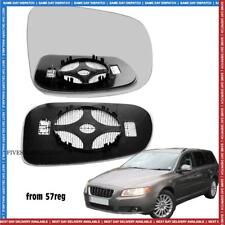 Volvo V70 Right wing mirror glass 07-16 from 57reg door side Heated