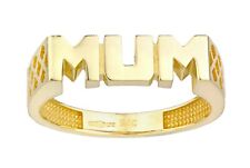 9ct Yellow Gold Mum Ring By