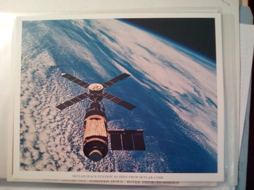 Vintage nasa lithograph skylab - vintage,