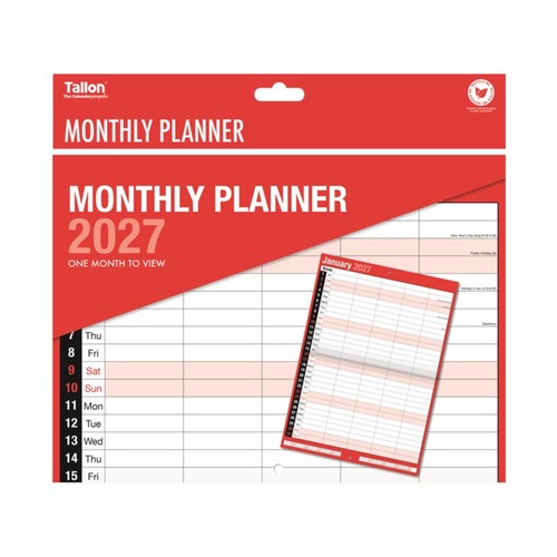 Monthly planner 2027 calendar - monthly,
