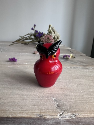 Glass owl - glass,