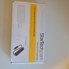 StarTech.com ST4300PBU3 USB  4 Port SuperSpeed USB 3.0 Portable Hub/Black