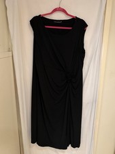 David Emanuel Black Ruched