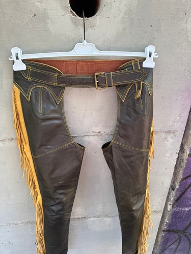 Chaps leather riding western - chaps,
