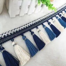 Tassel Fringe Trim Curtain Sewing Trimming Ribbon Home Sofa Upholstery Decor 1M
