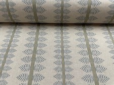 Woodperry Stripe  Fabric LINEN