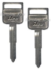 2 Replacement Key Blanks Fit