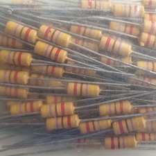 4 x ISKRA 470 Ohm 1/2 WATT 2% RESISTOR 0.5W MARSHALL HIWATT VOX ORANGE (MY-671)