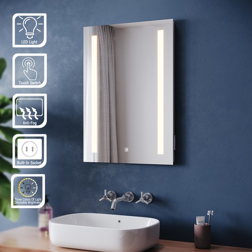 Led bathroom mirror with - led,