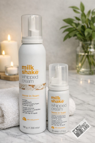Milk shake whipped cream - milk,