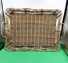 Wicker Woven Large Basket Tray