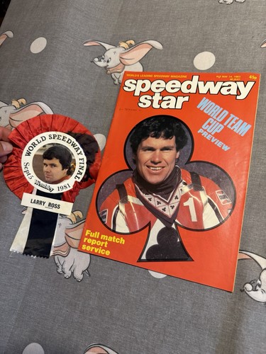 Speedway memorabilia rosette