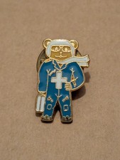 Blue Air Ambulance Bear White