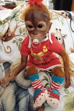 Reborn Monkey Doll . Original