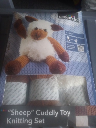 Sheep cuddly toy knitting - sheep, set
