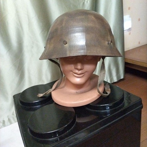 Japanese army steel helmet - steel,
