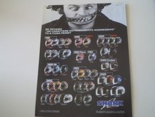 advertising Advertising 2001 SHARK HELMET HELMET RSF/RSR/S500/S600/RSV/RS2/S400