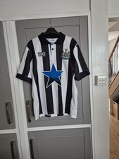 Newcastle United Home Football Shirt 1993/95 Adults Medium Asics F843