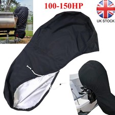 100-150HP Waterproof 420D Full Outboard Engine Boat Cover Motor Dust Rain