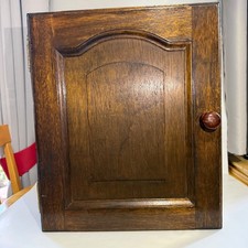 Vintage Solid Oak Wall Cabinet