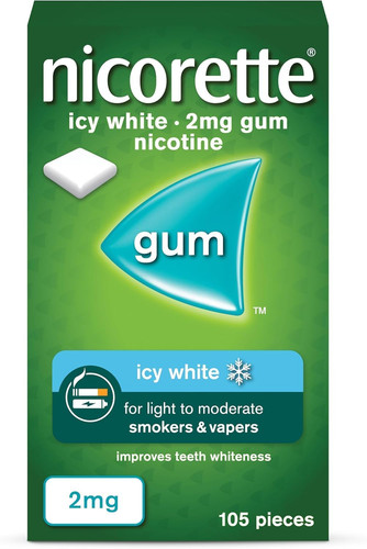 Nicorette icy white 2mg - white,