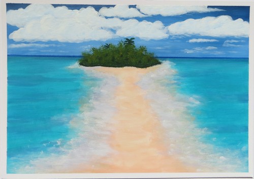 Tropical island sandbar beach - tropical,