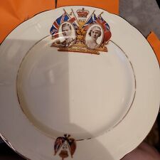 4 plates 1937 Coronation Plate