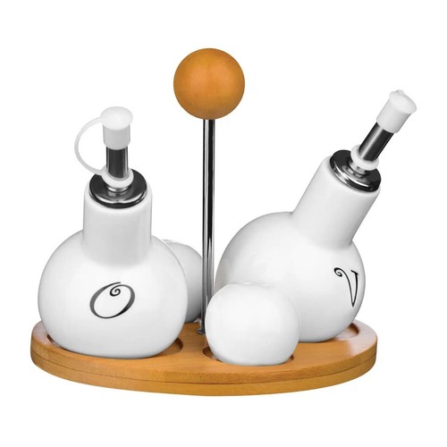 Acense ceramic condiment set - ceramic,