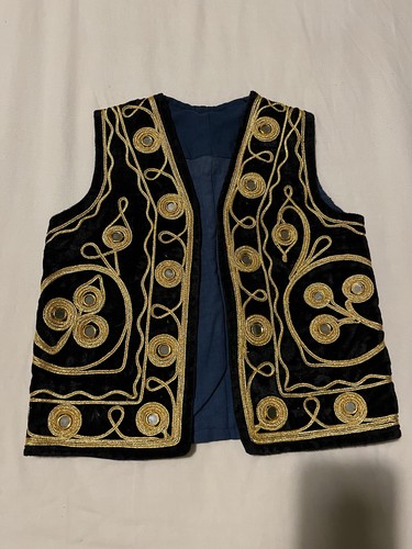 Vintage pashtun velvet vest - pashtun,