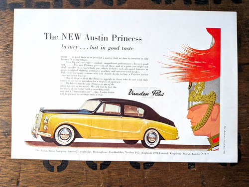 Original 1956 austin princess - 1956,