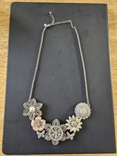 M and S Silver Tone 16in Long Chain Costume Jewellery Fashion Necklace Gift