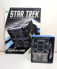 Eaglemoss Star Trek Starships Issue #58 – Borg Tactical Cube – Mag Included