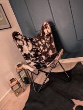 Cow Hide Butterfly Chair - Thick Hide, Beautiful Handmade Product