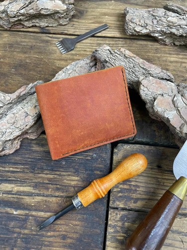 Genuine cowhide leather wallet - genuine,