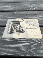 Vintage Balda Cameras 6X6