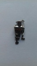 Vintage Silver Charm Food /  Meat Mincer Articulated 2.8g  Traditional Butcher 