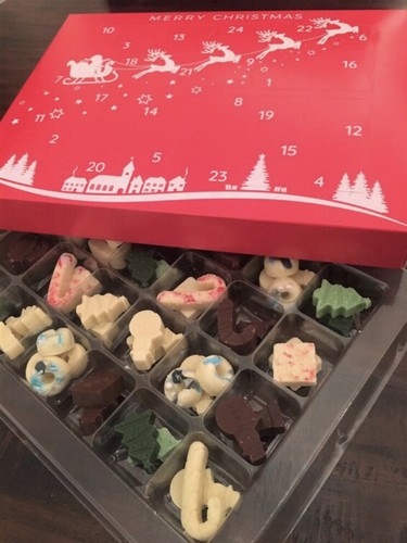 Vegan belgian chocolate advent - chocolate,