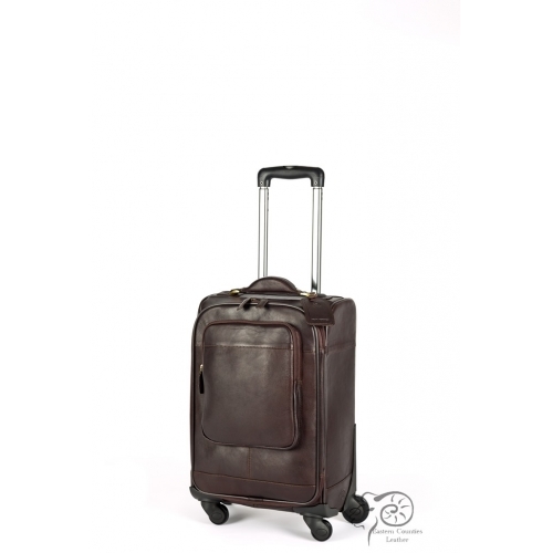 Leather trolley case - trolley, 4