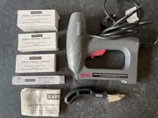 Rapesco Pro 140EL Electric Staple/Tracker/Nailer + Staples & Brads. Used twice.