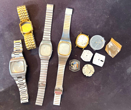 Seiko mixed watch parts lot - seiko,